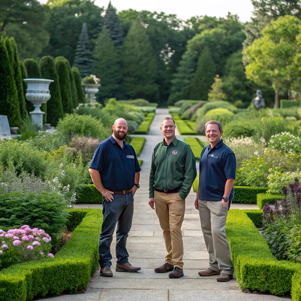 Team of landscape design experts at FYRANDELIS